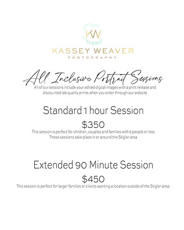 2026 Pricing - Basic Session